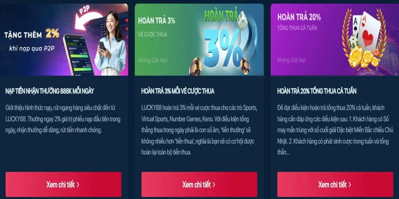 Hoàn trả và chương trình VIP sbobet